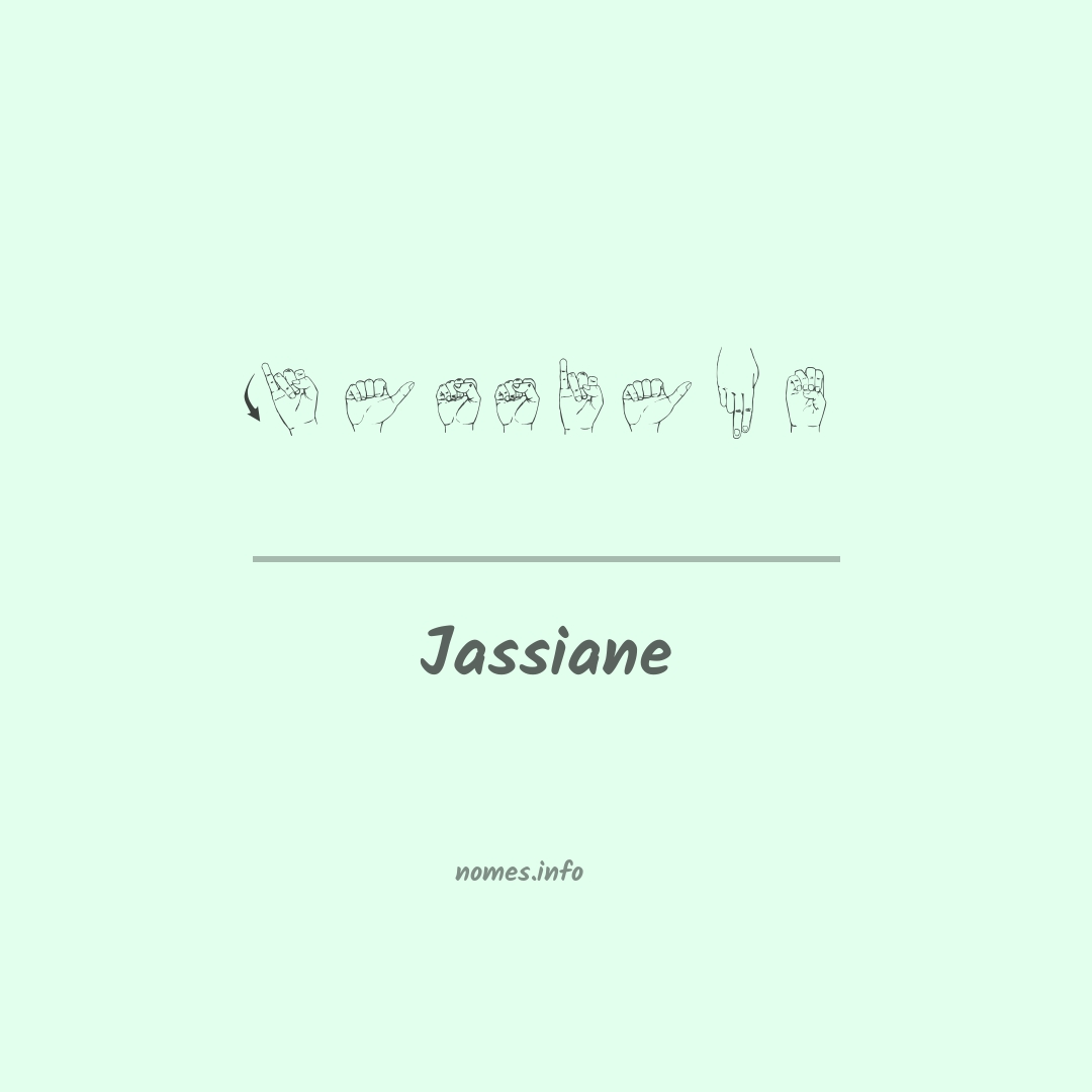 Jassiane em Libras