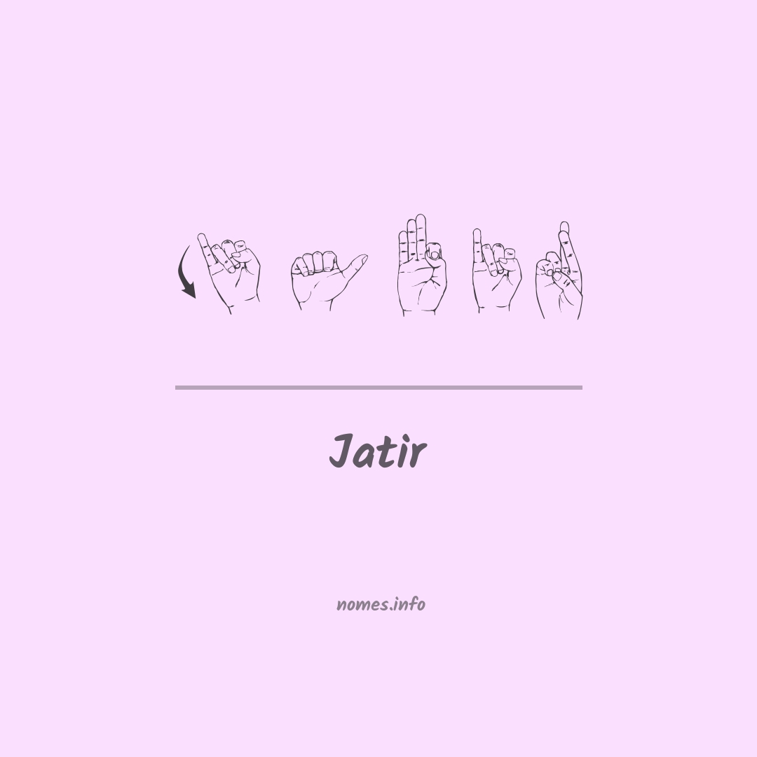 Jatir em Libras