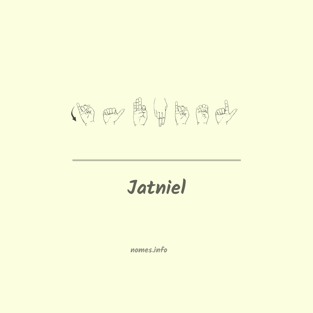 Jatniel em Libras
