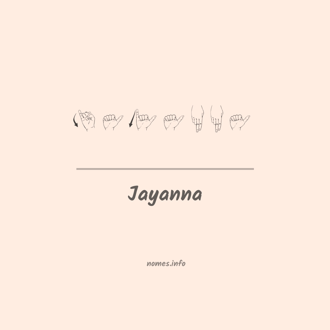 Jayanna em Libras