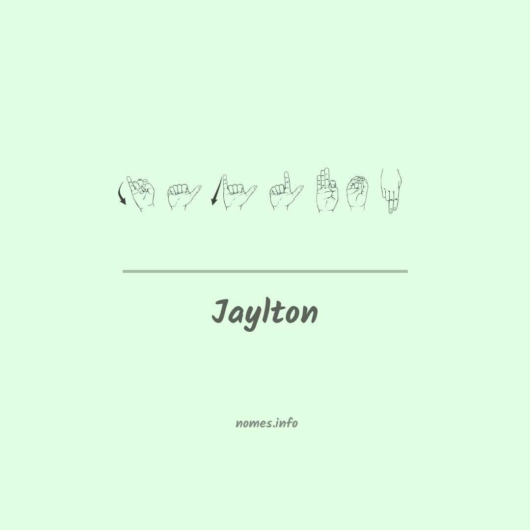 Jaylton em Libras