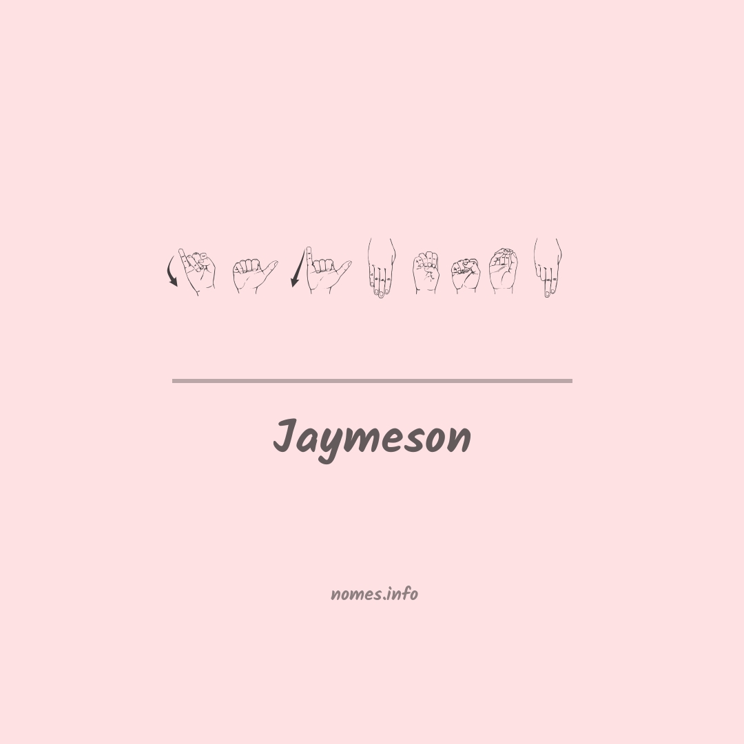 Jaymeson em Libras