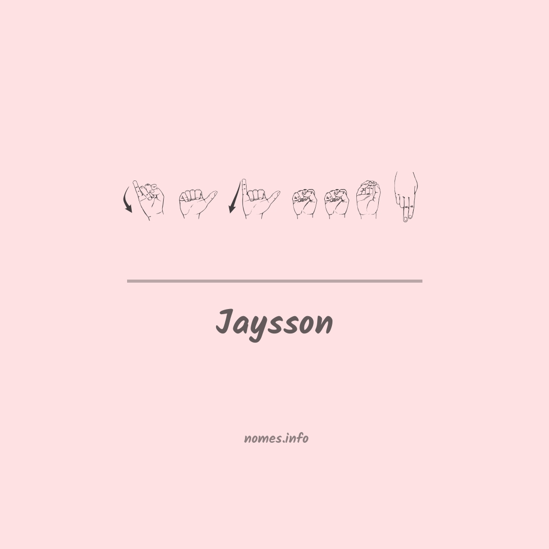 Jaysson em Libras