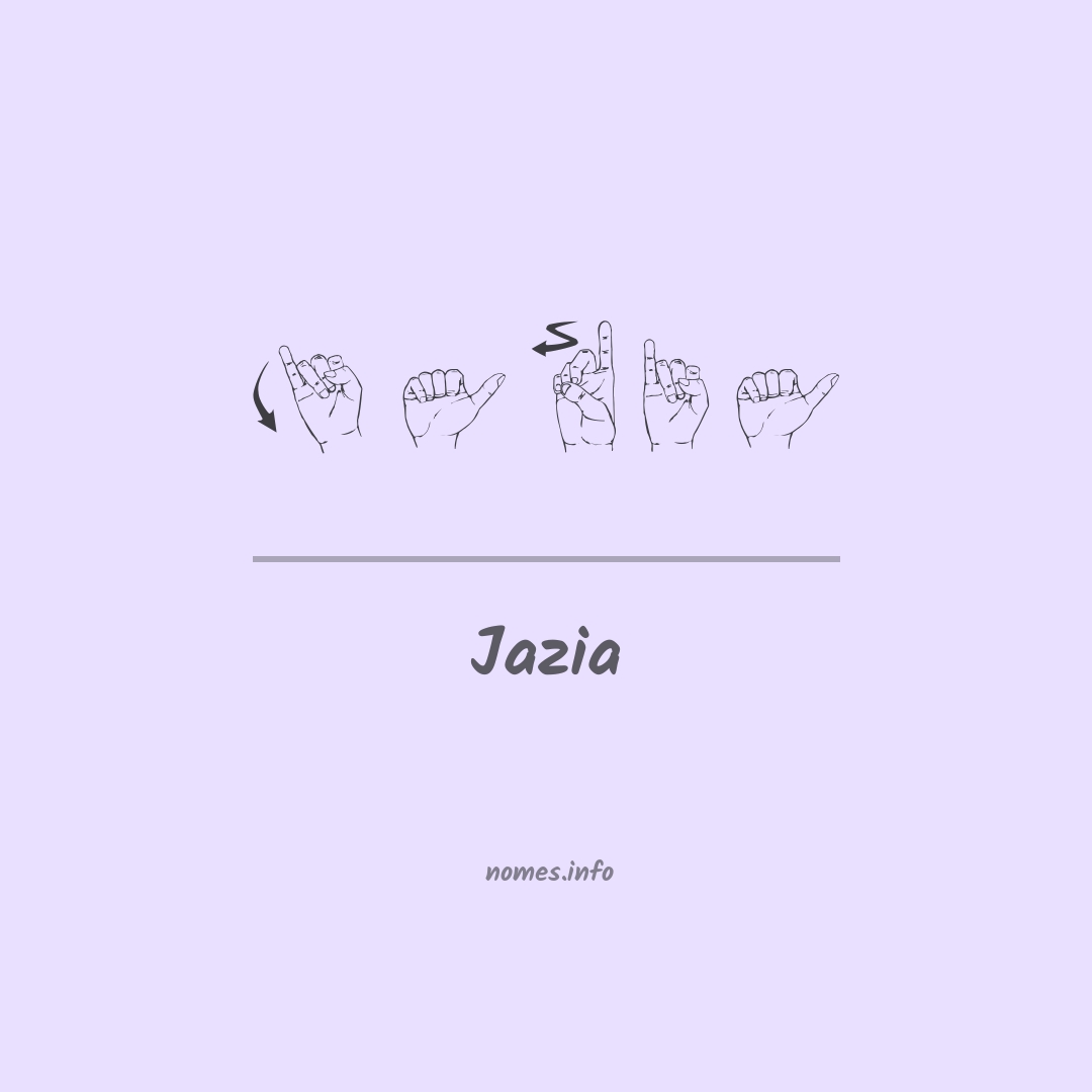 Jazia em Libras Jazia em Libras