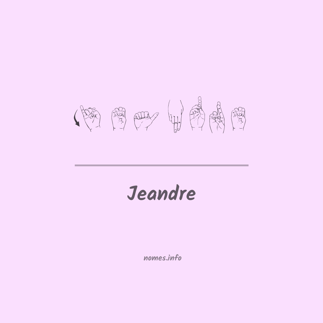Jeandre em Libras