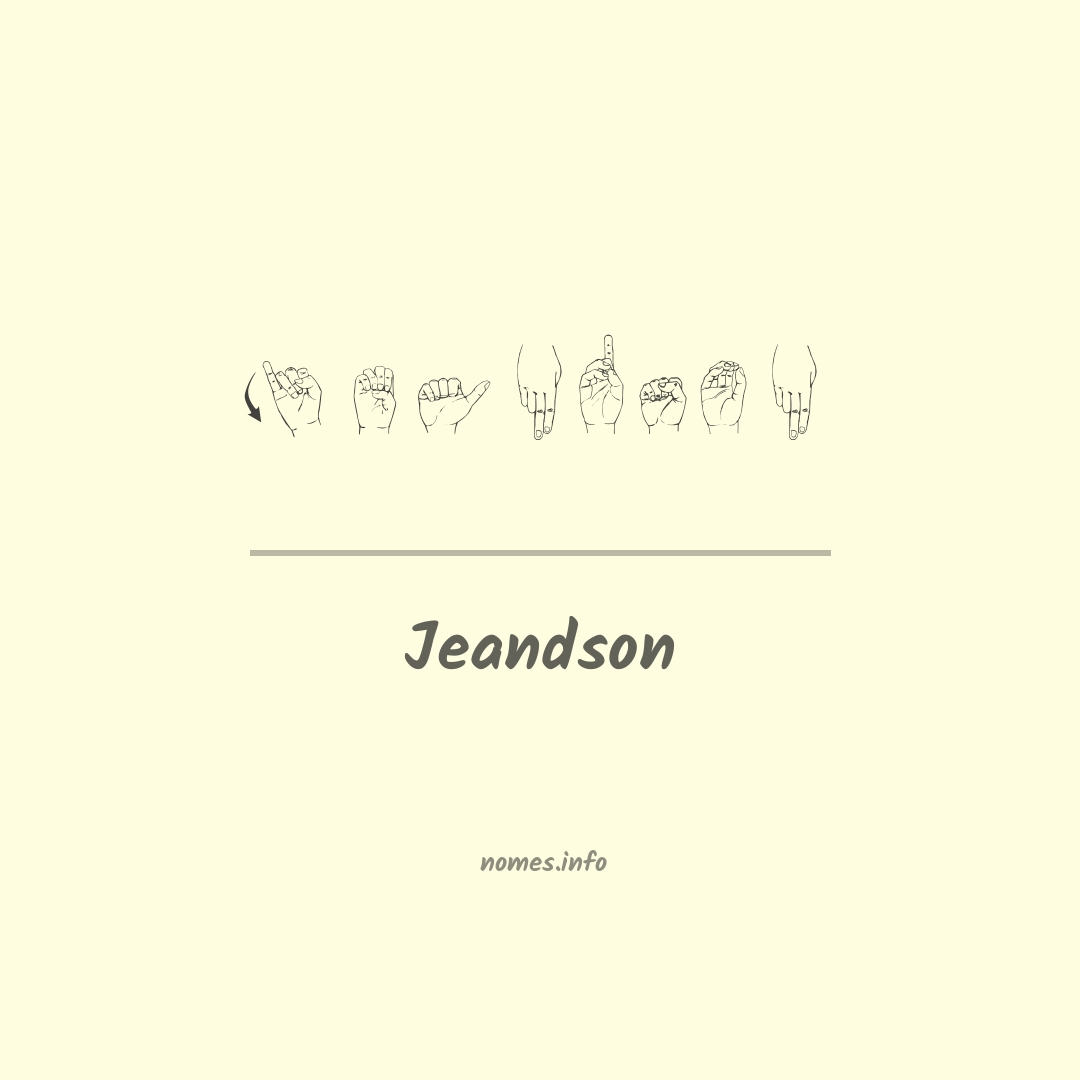 Jeandson em Libras