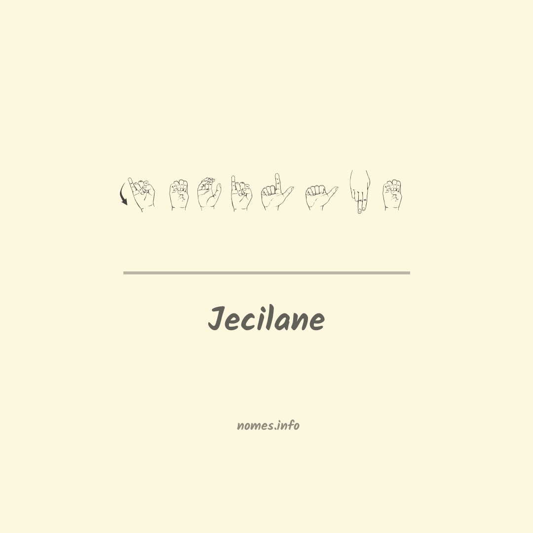 Jecilane em Libras