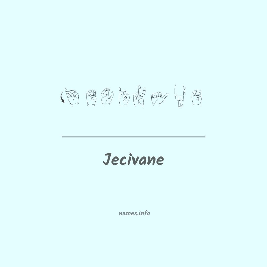 Jecivane em Libras