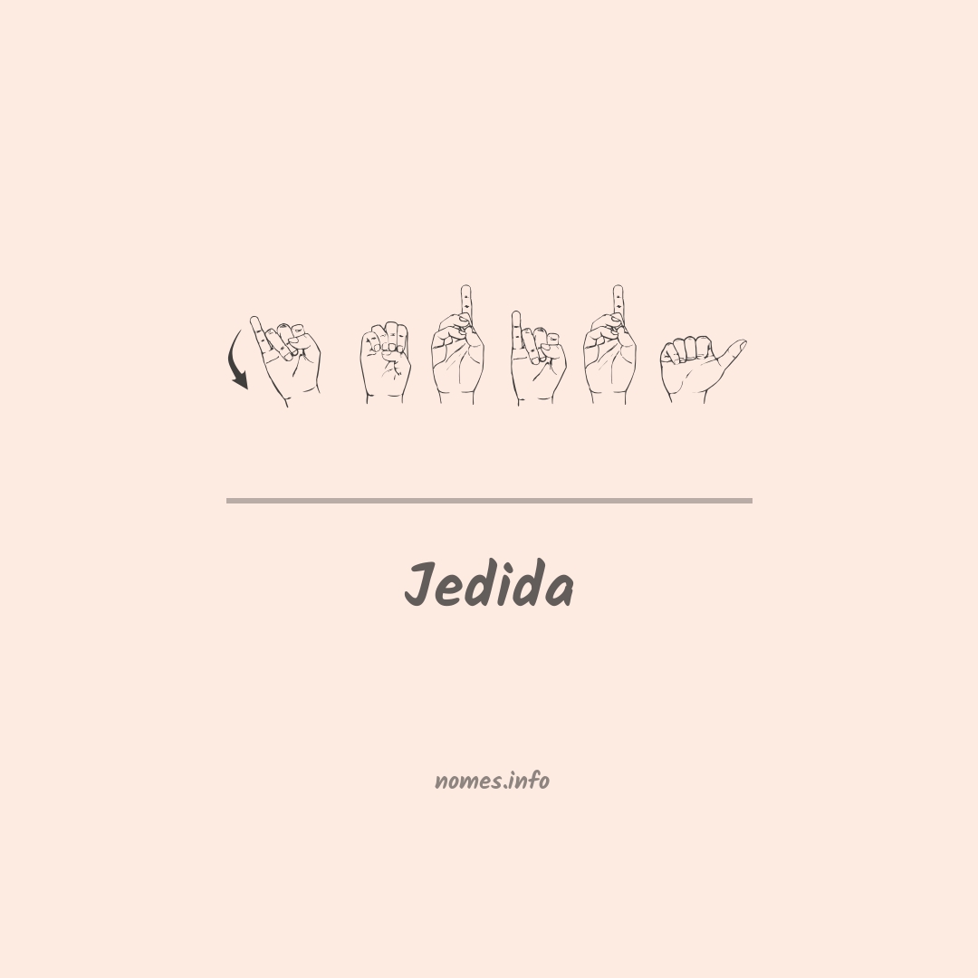 Jedida em Libras