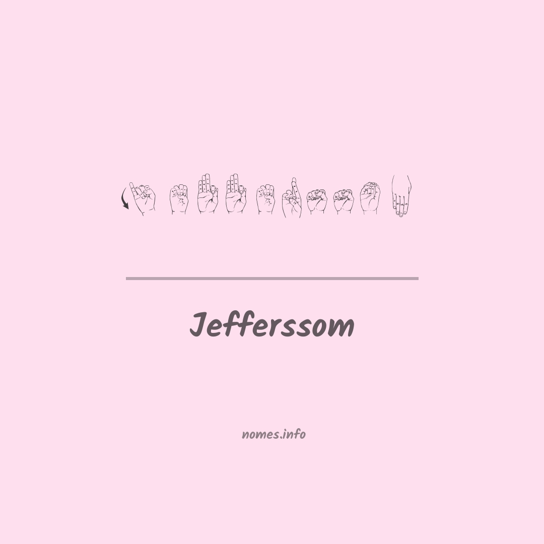 Jefferssom em Libras