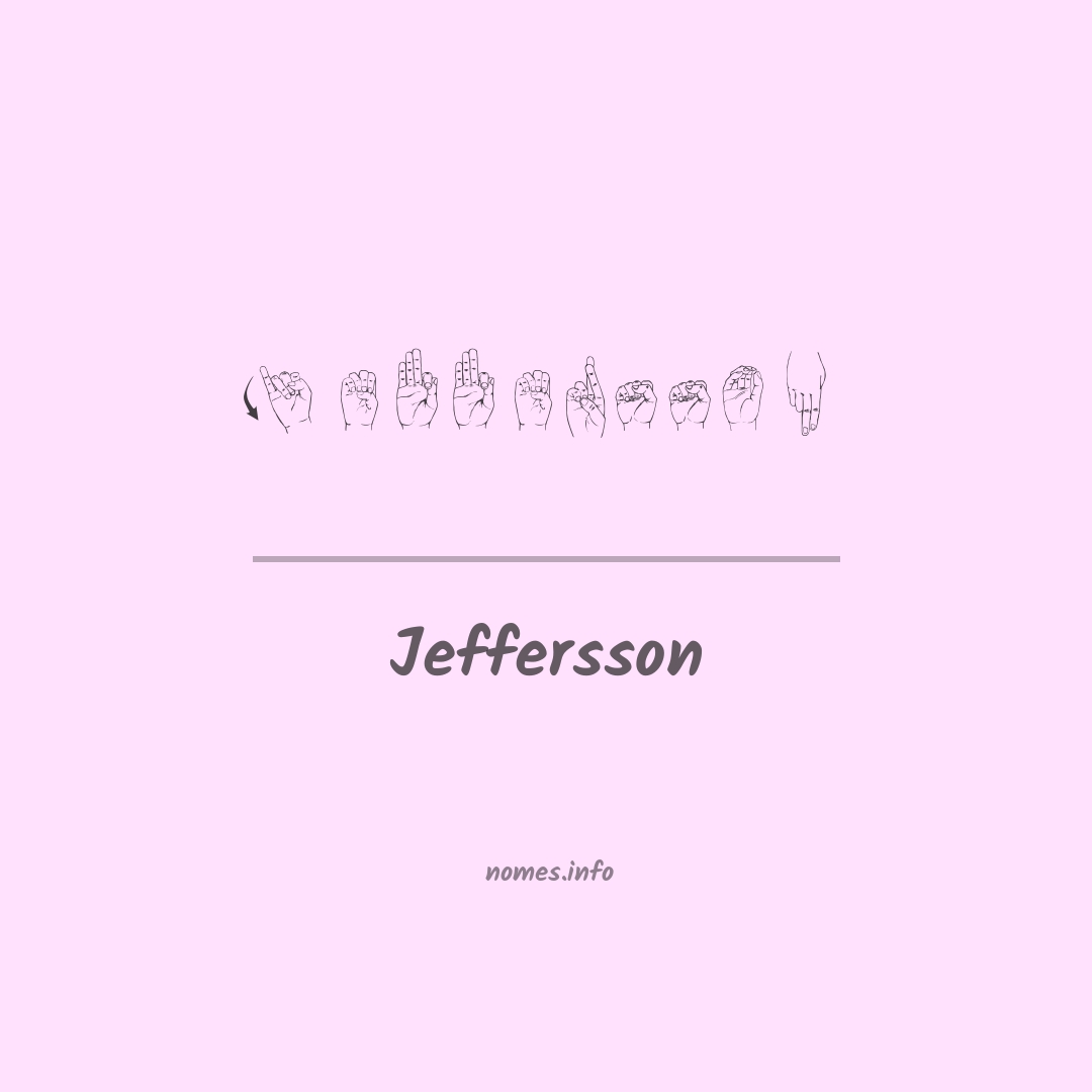Jeffersson em Libras