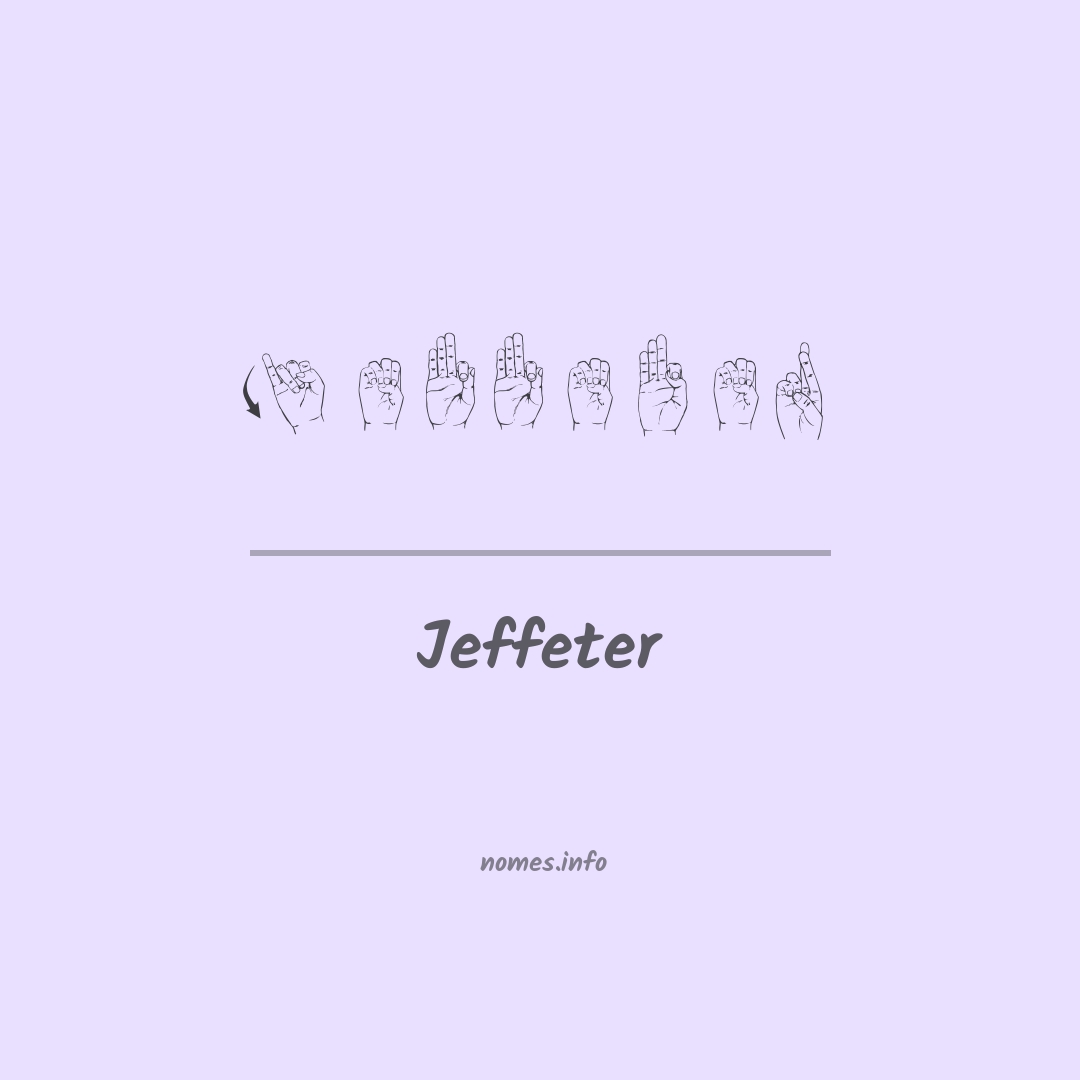 Jeffeter em Libras