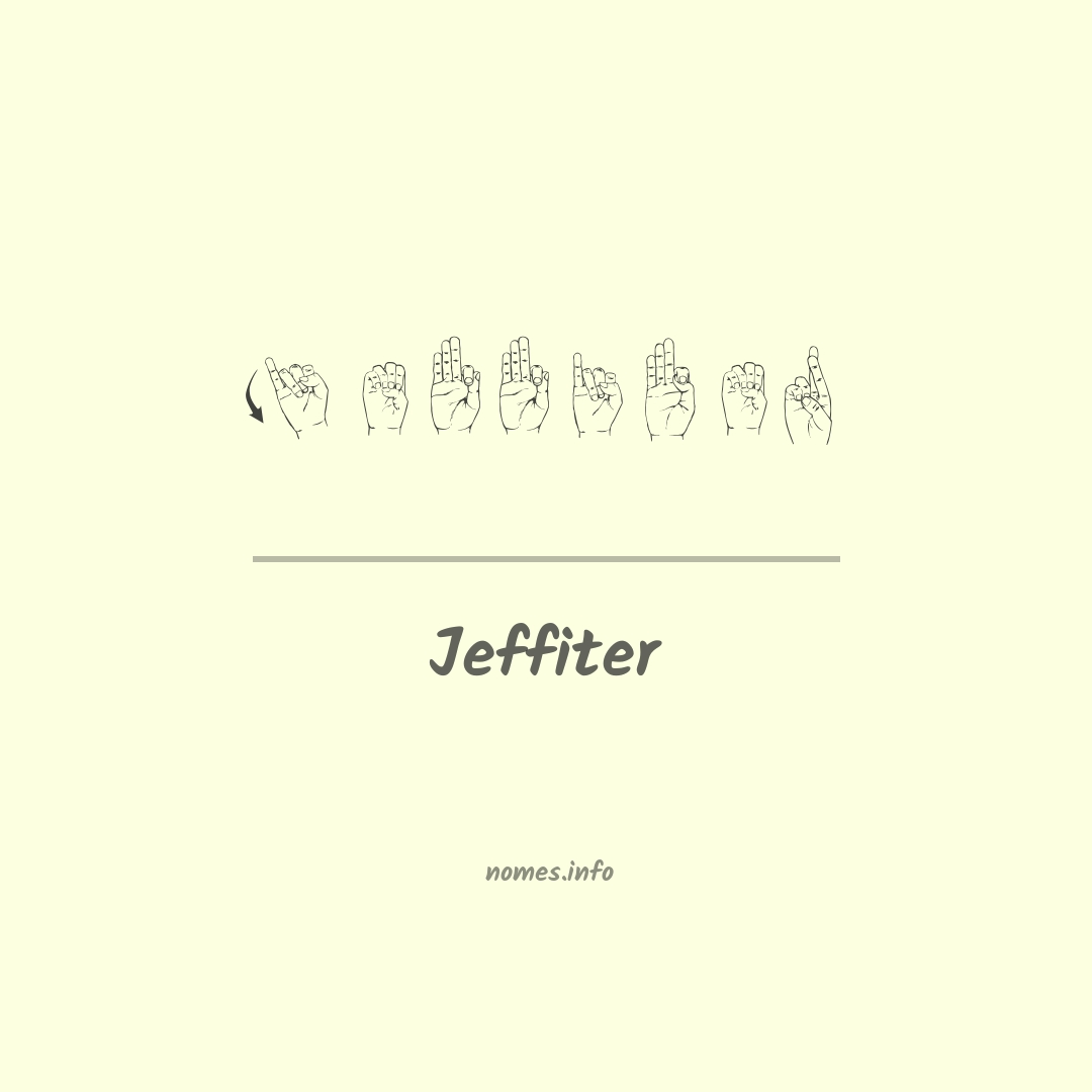 Jeffiter em Libras