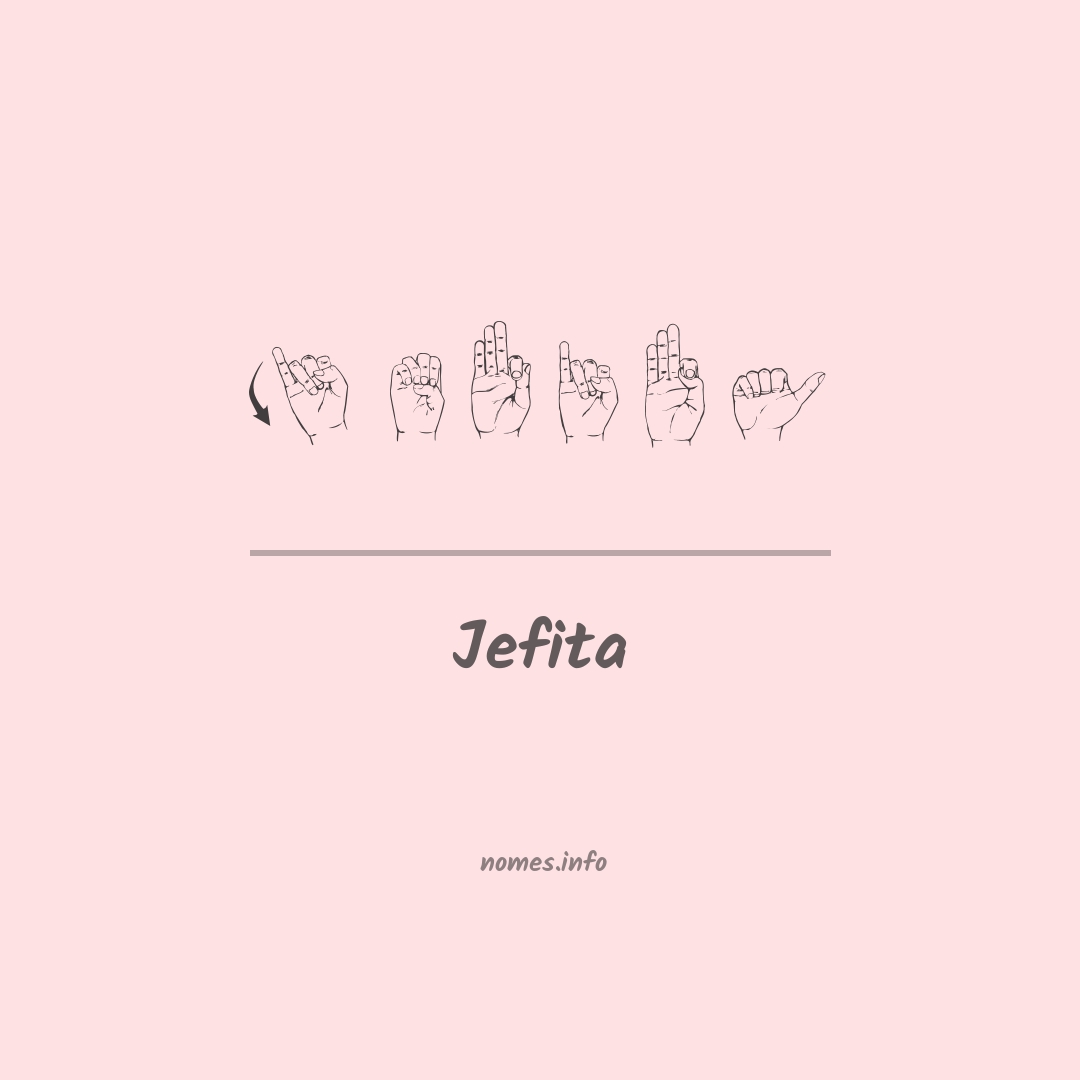 Jefita em Libras