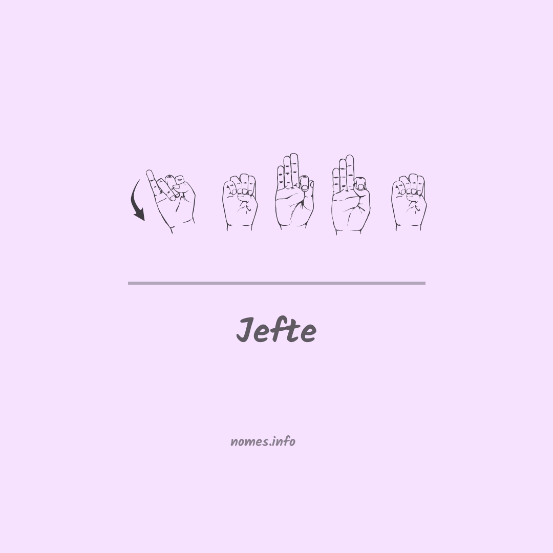 Jefte em Libras