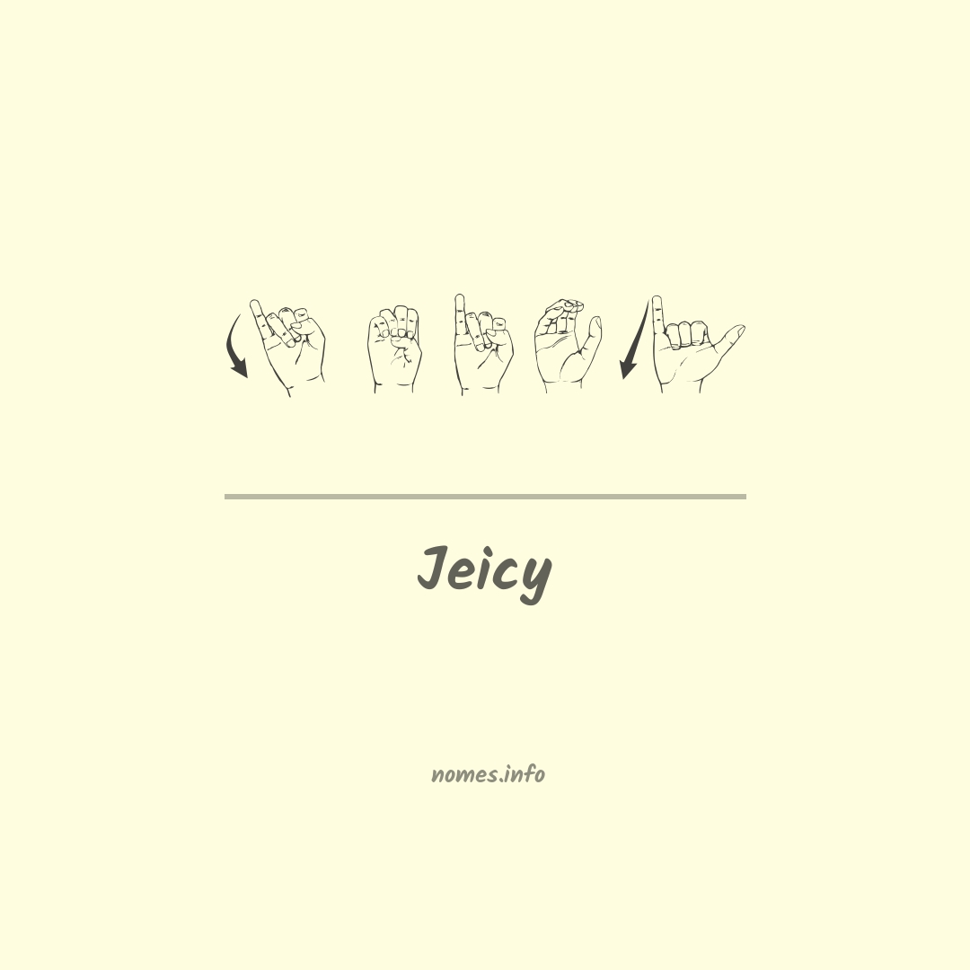 Jeicy em Libras