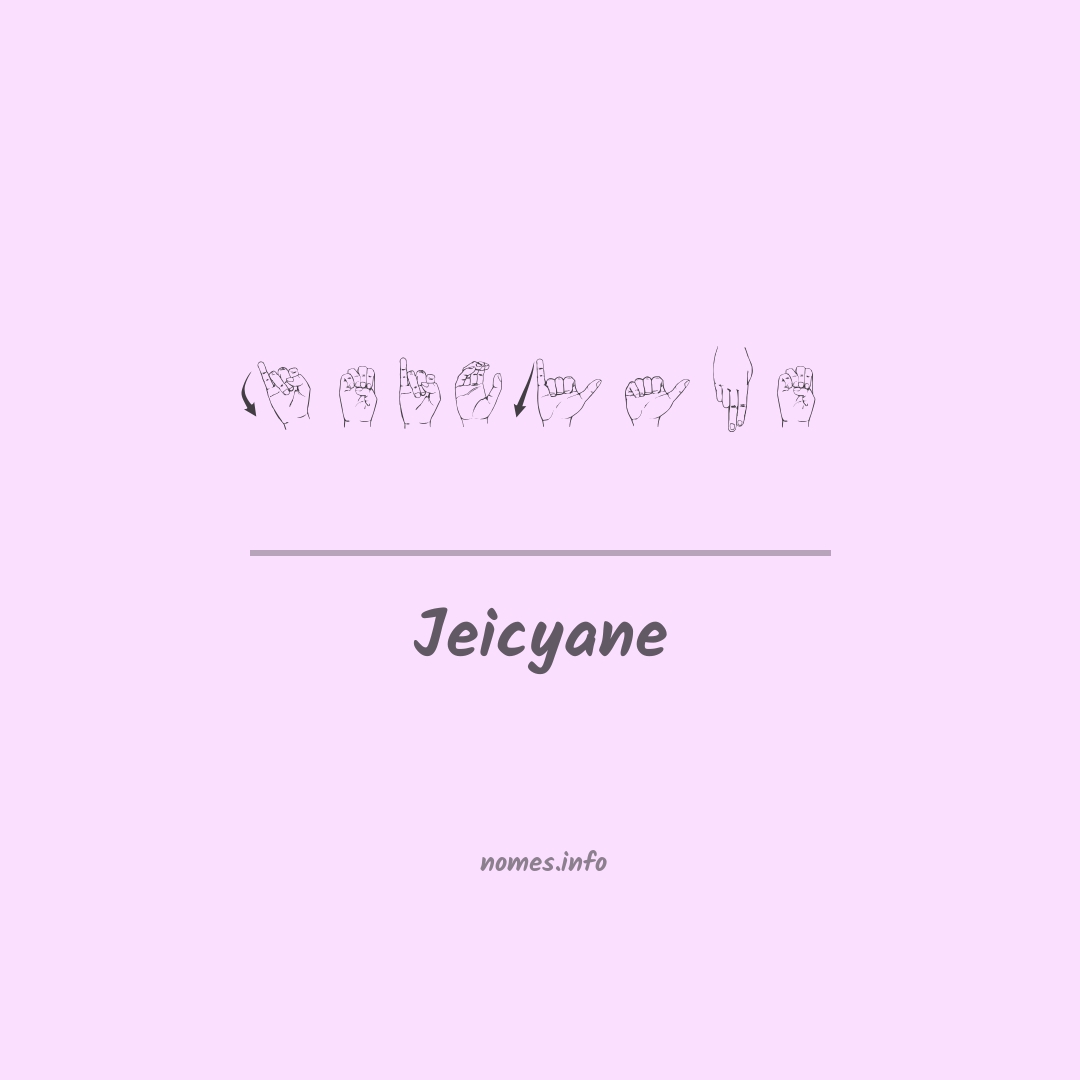 Jeicyane em Libras