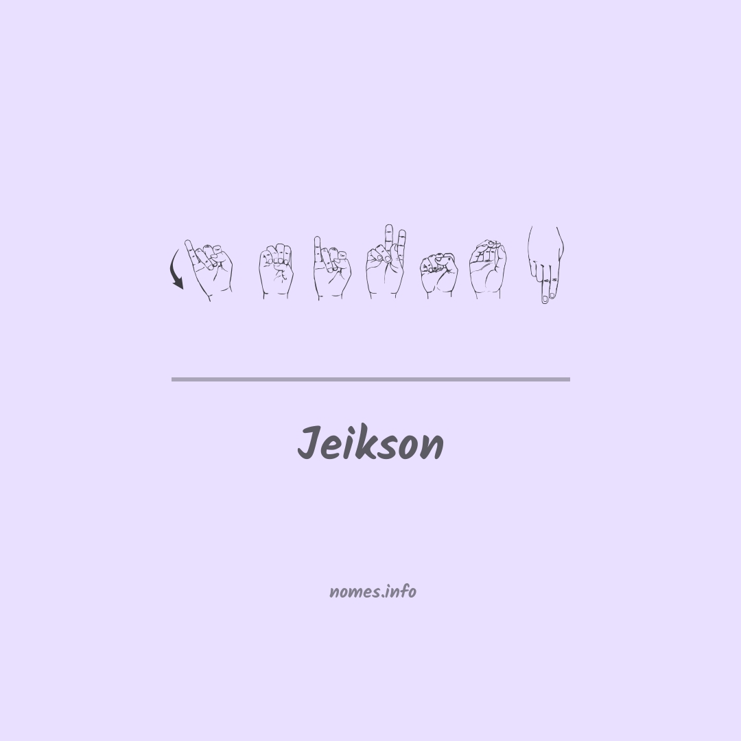 Jeikson em Libras
