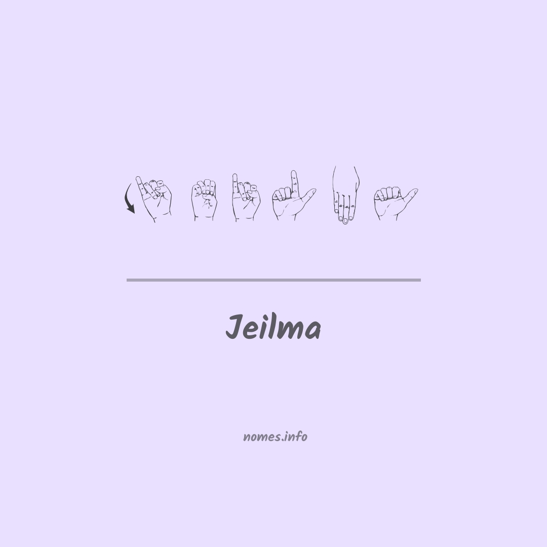 Jeilma em Libras