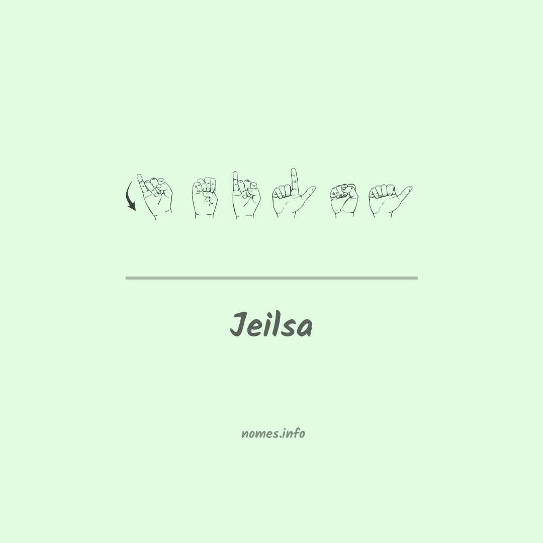 Jeilsa em Libras