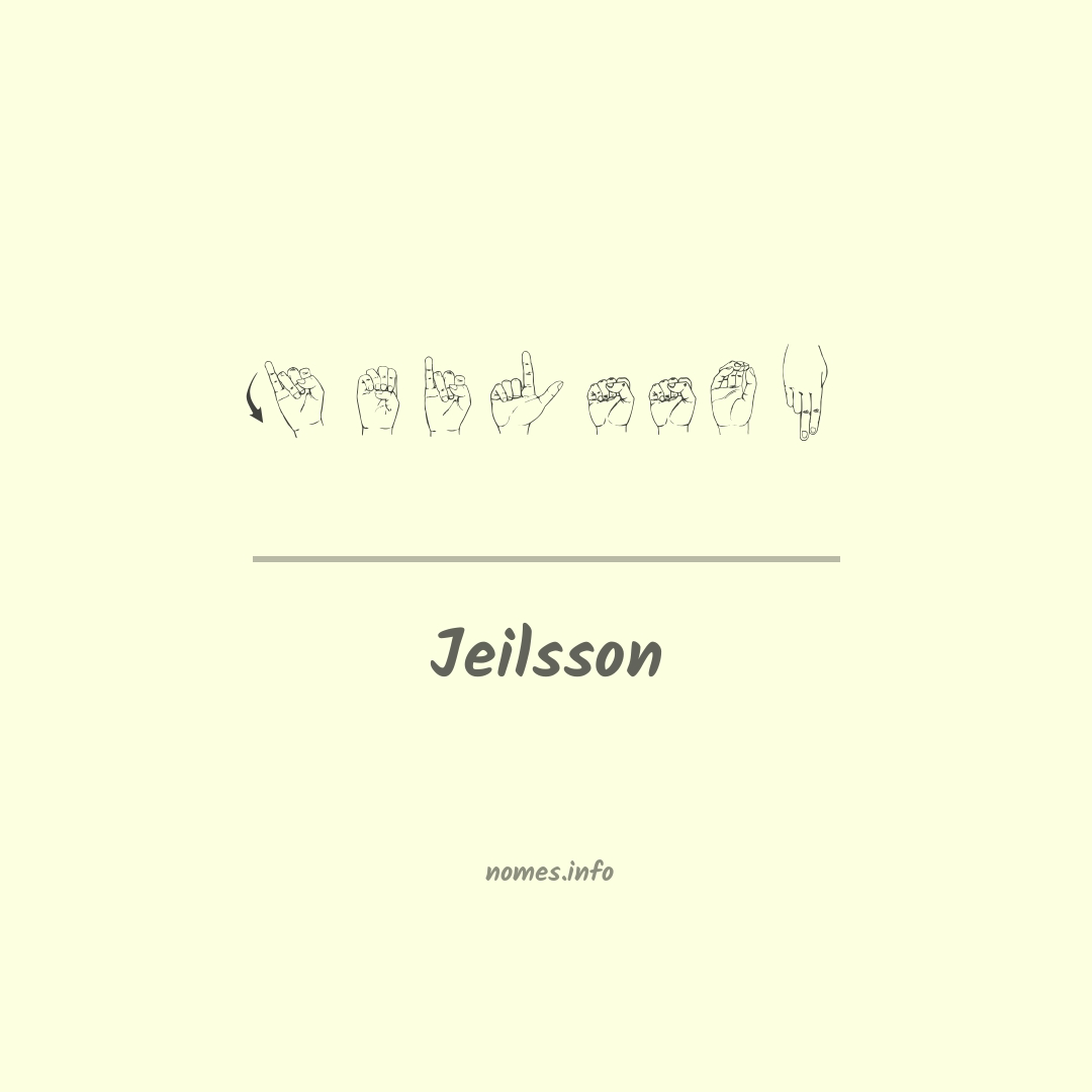 Jeilsson em Libras