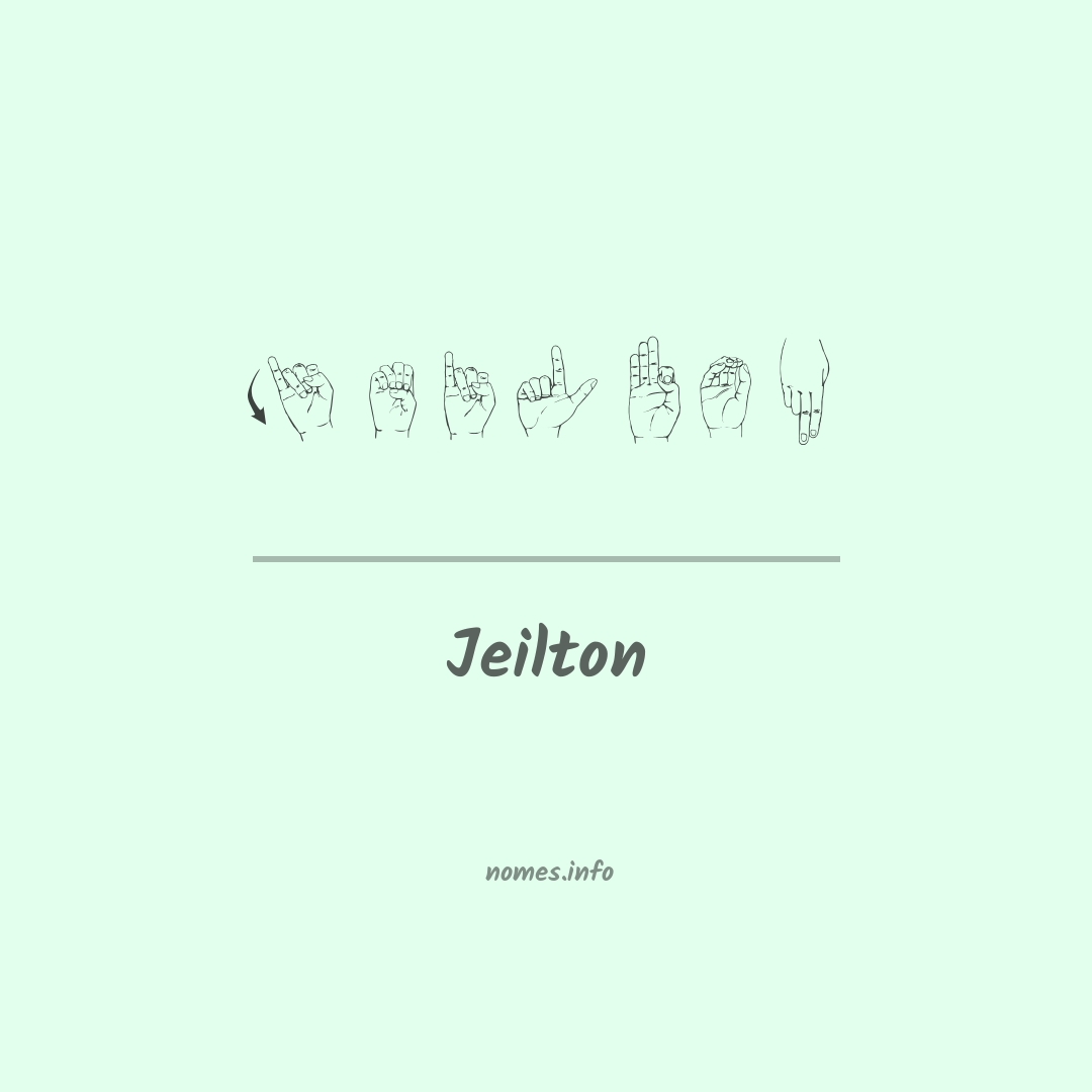 Jeilton em Libras