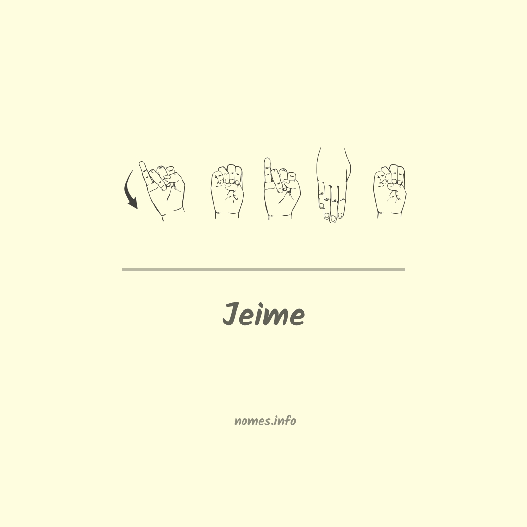 Jeime em Libras