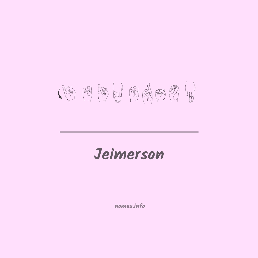 Jeimerson em Libras