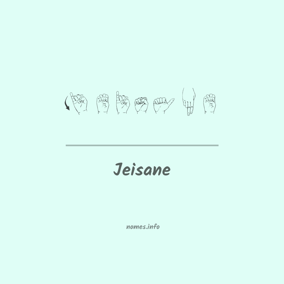 Jeisane em Libras