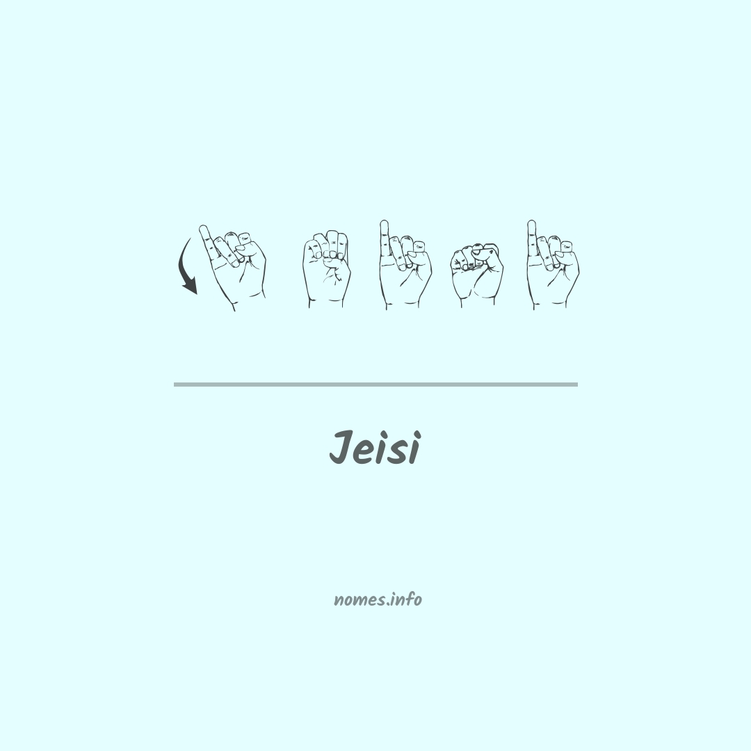 Jeisi em Libras