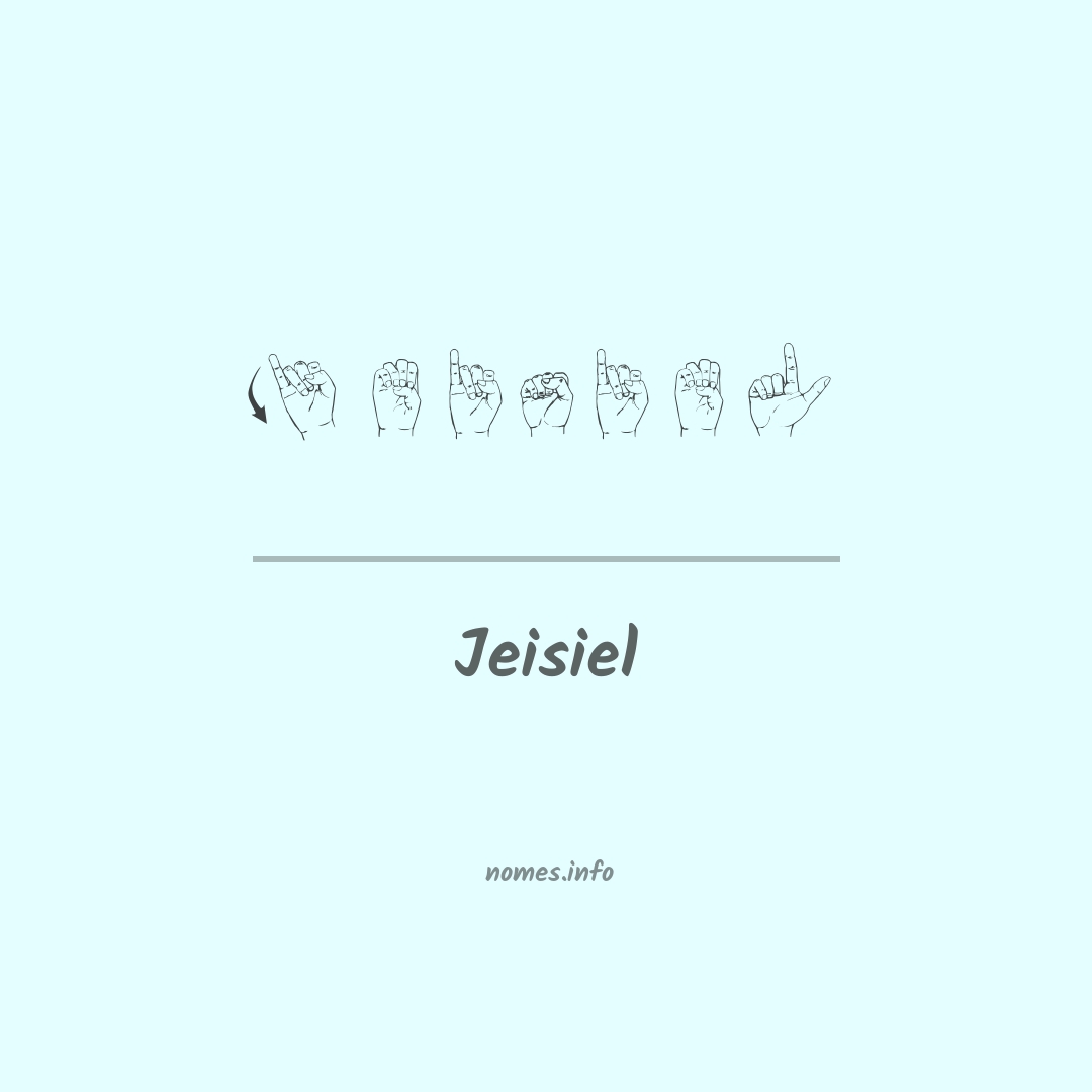 Jeisiel em Libras