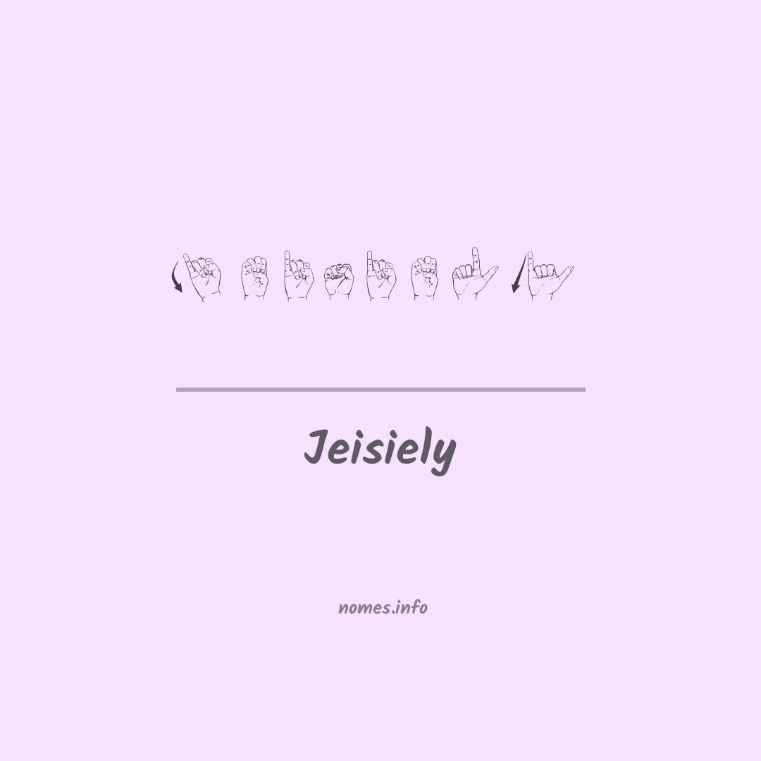 Jeisiely em Libras