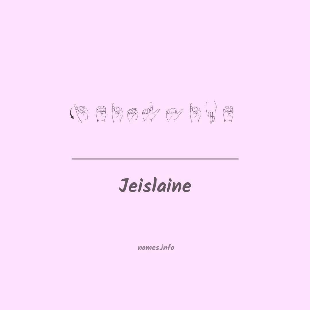 Jeislaine em Libras