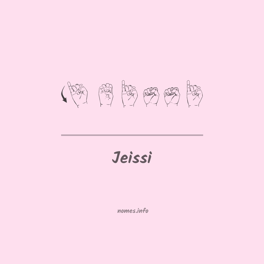 Jeissi em Libras