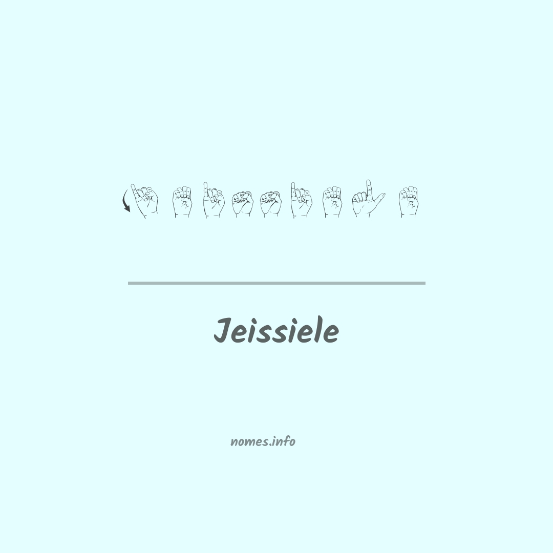 Jeissiele em Libras