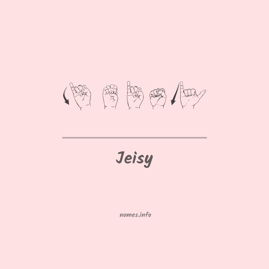Jeisy em Libras