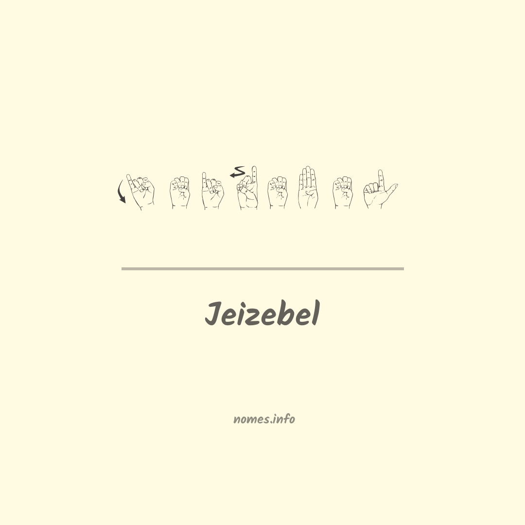 Jeizebel em Libras