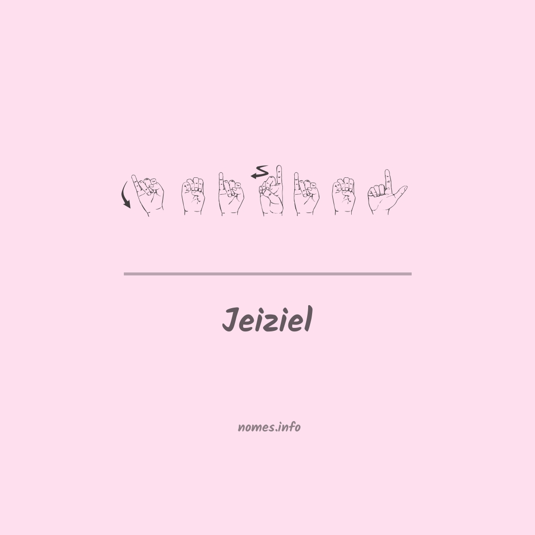 Jeiziel em Libras