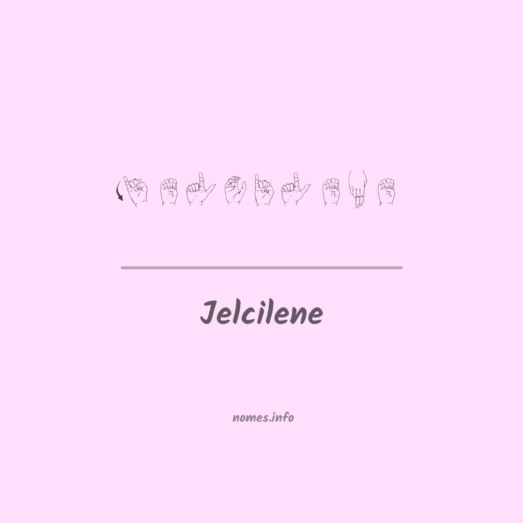 Jelcilene em Libras