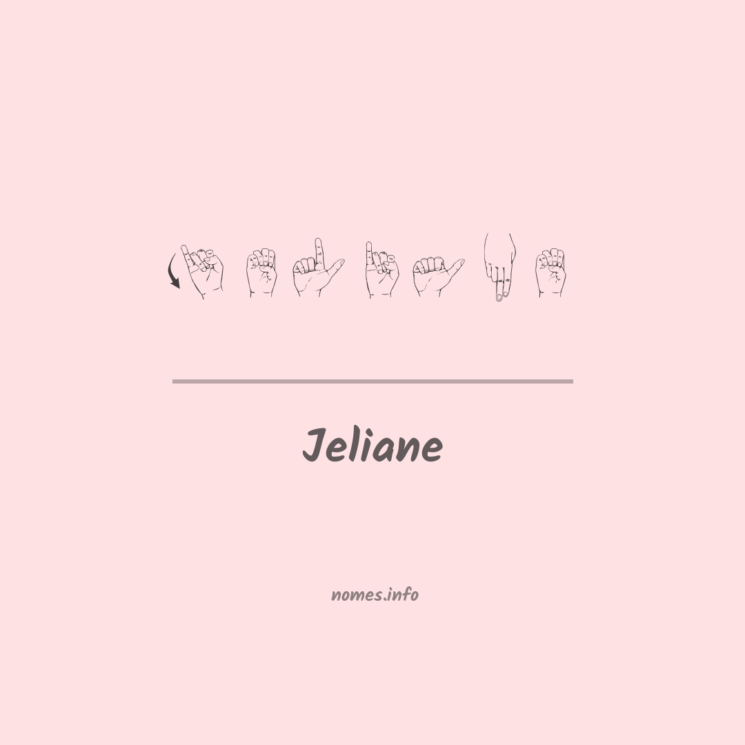 Jeliane em Libras