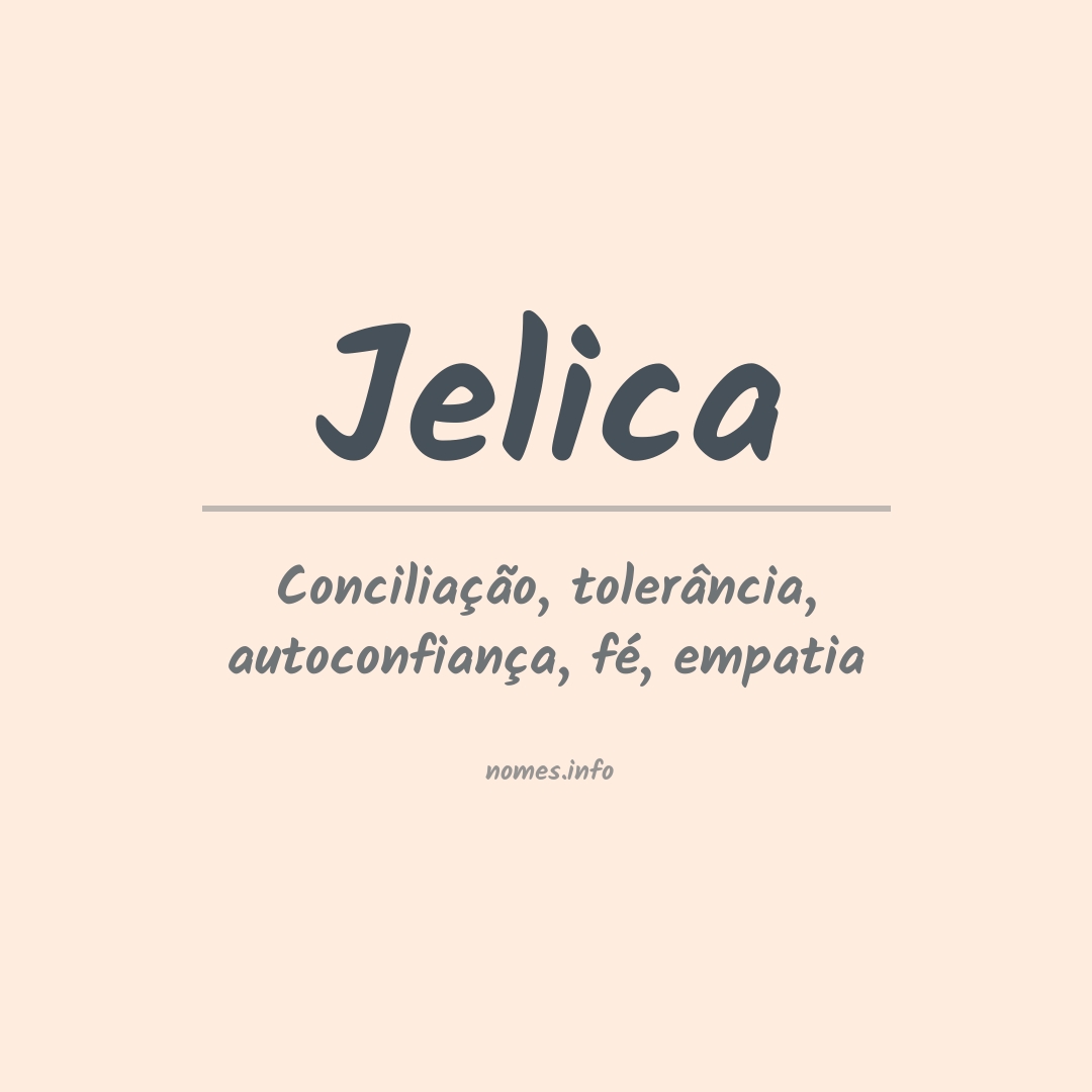 Significado do nome Jelica
