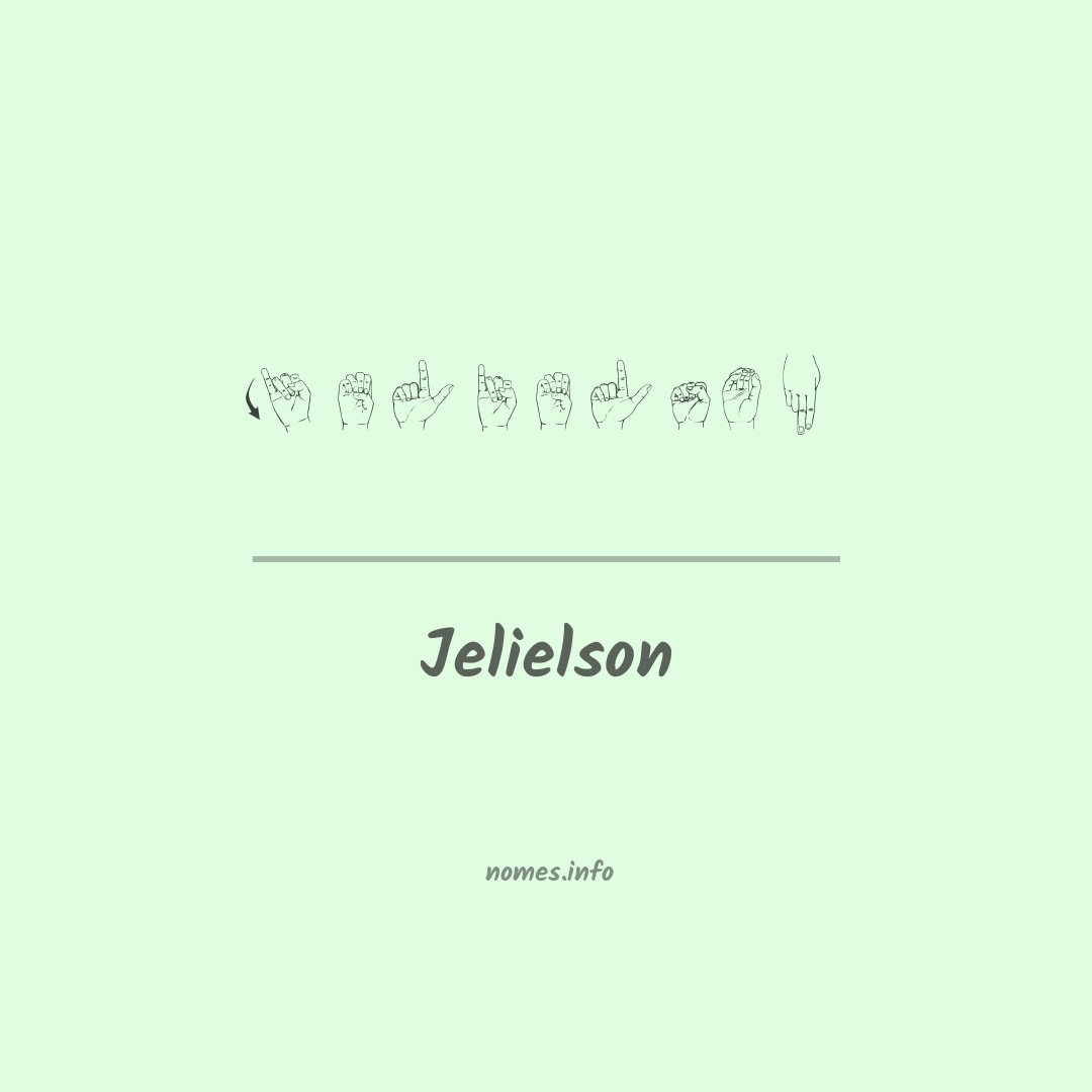 Jelielson em Libras