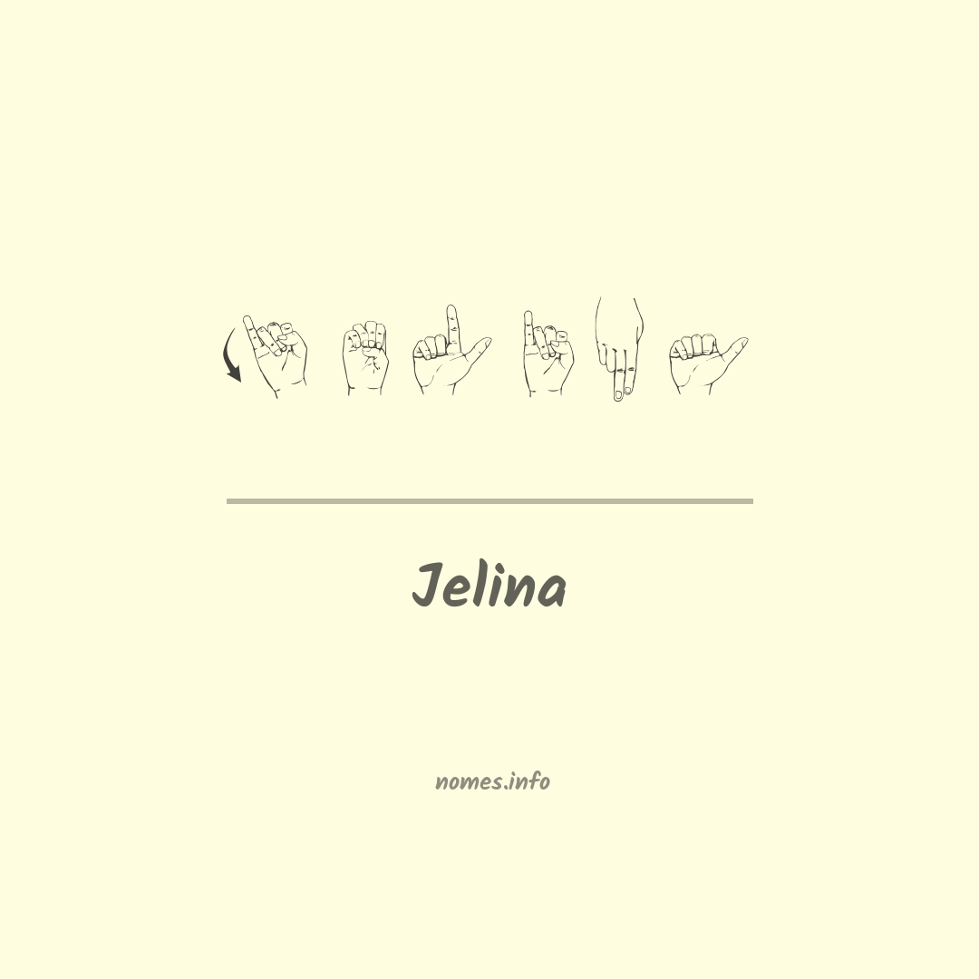 Jelina em Libras