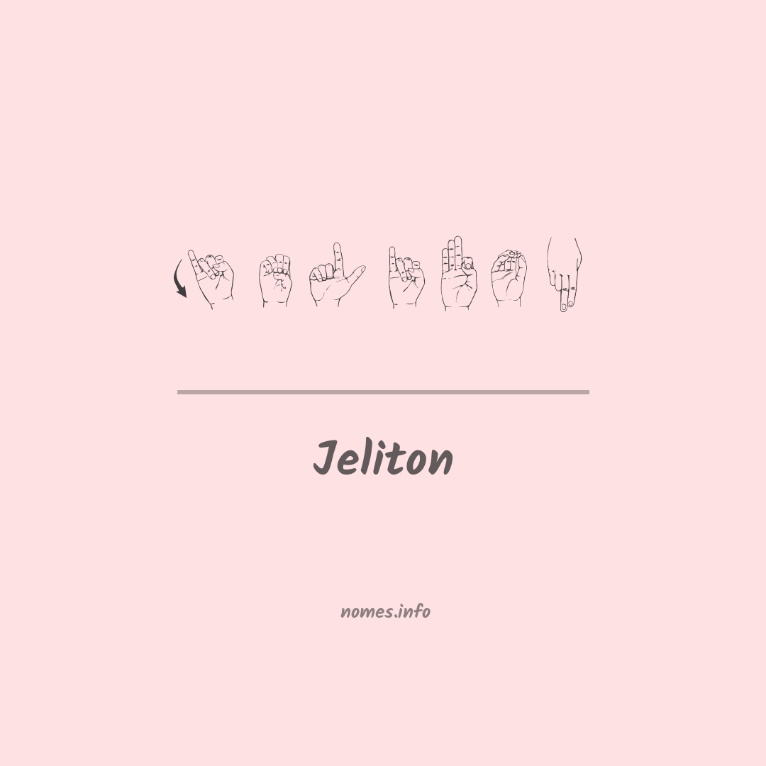 Jeliton em Libras