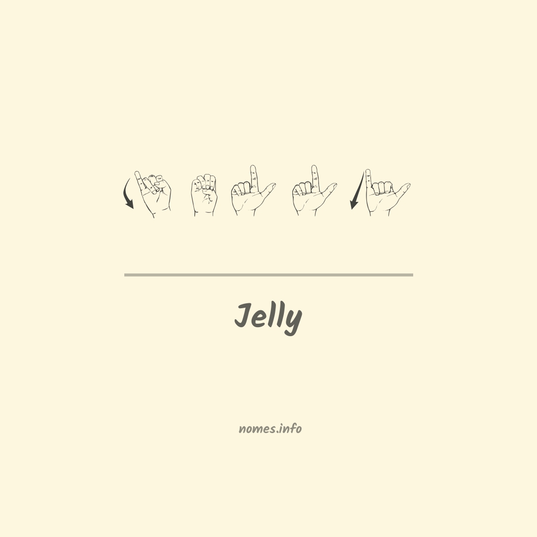 Jelly em Libras