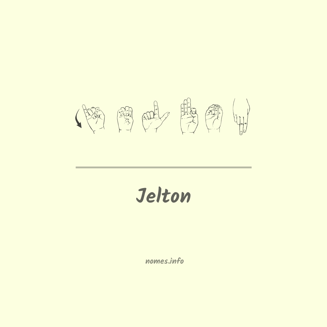 Jelton em Libras