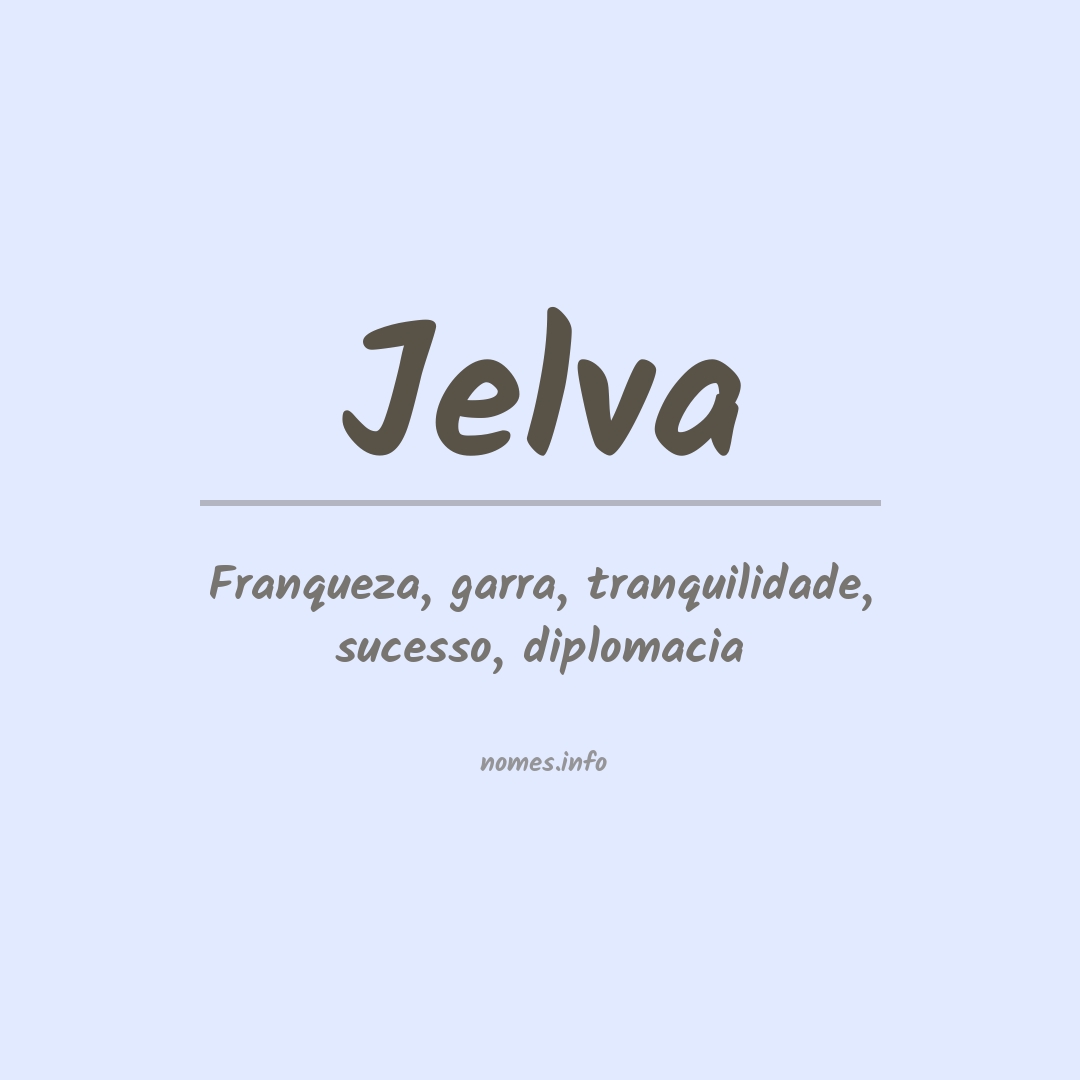Significado do nome Jelva