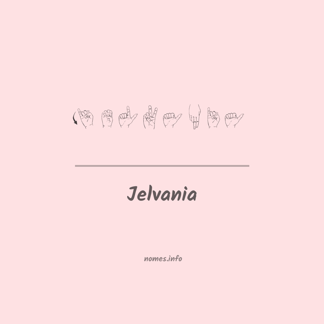 Jelvania em Libras