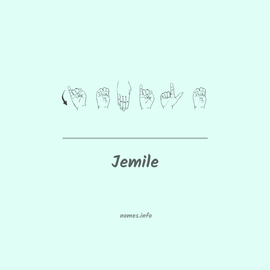 Jemile em Libras