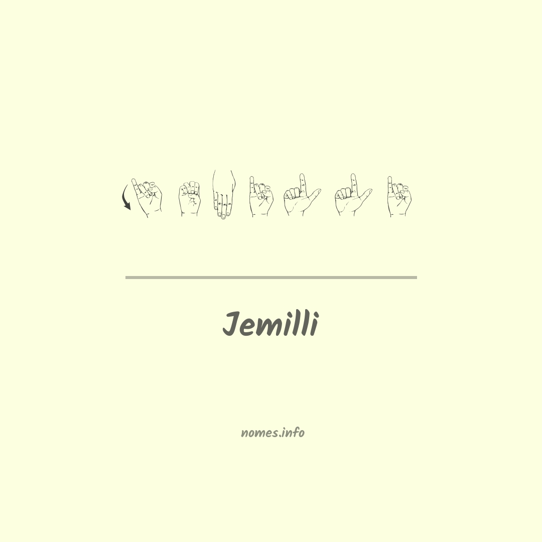 Jemilli em Libras